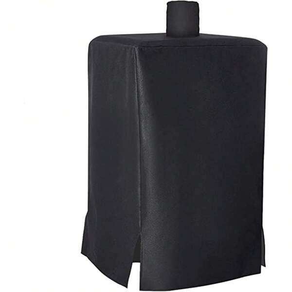 VECOO VECOO Vertical Grill Cover With Zipper - Upgrade Your Grilling Experience: Vertical Grill Lid, 600D PVC Durable Construction, Black Exterior, Breathable Zippered Protective Cover