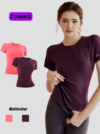 Women's Short Sleeve T-Shirt, New Summer Square Shoulder Design Niche Street-Style Loose Half Sleeve Tee