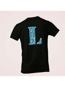 Premium 100% Cotton Kisses T-Shirt For Boyfriend Couple Kisses Black White Streetwear Release 2025 Kisses L Blue Unisex Shirt