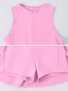 NcmRyu 1套女士高尔夫裙装短裤 - 粉色 - 查看 4