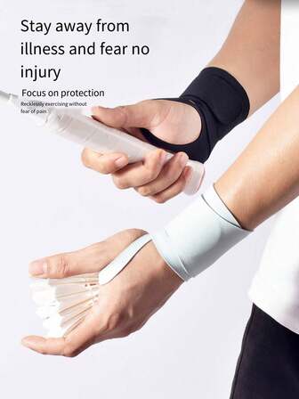 1pc Wrist Guards, Wrist Guards For Men And Women, Badminton, Basketball, Fitness And Sports Wrist Guards, Suitable For Various Sports