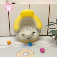 1pc Multi-Functional Inflatable Baby Study Chair And Baby Bath Stool, Baby Inflatable Seat For 3 Months And Summer, Blow-Out Baby Floor Seat, Baby Shower Chair Floor Seat, Baby Back Support Sofa