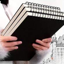 Coil Books Sketchbooks, Top Spiral Bound Sketching Boards, Acid Free Art Sketchbooks Art Sketching Drawing Writing Papers For Beginner Artists As Festival Gifts, For Schools, Studio, Art Supplies For Writing And Drawing,Back To School,School Supplies