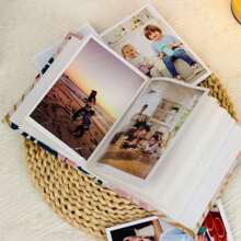 Nuevo álbum de fotos de 100 bolsillos para fotos de 4x6, con cubierta de lino, álbum de fotos deslizable, álbum de recortes pequeño con espacio para escribir, para el crecimiento de los niños
