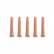 1/5支装 10毫升空PE塑料粉棕色唇彩管唇油容器软挤压管透明润唇膏管带蝴蝶结球钥匙扣，价格实惠，适合作为圣诞礼物、化妆品、化妆工具、廉价商品、礼品、女士礼品、圣诞礼物、赠品、旅行用品、旅行必备品。 - 彩色 - 查看 17