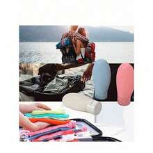 3pcs Travel Refillable Bottles, 60ml Travel Size Containers, Small Mini Empty Plastic Squeeze Bottles For Travel Toiletries Back To School - Multicolor - View 7