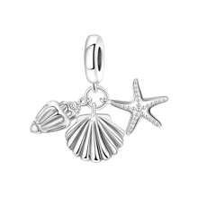 1 pieza Colgante plateado en plata con diseños de autocaravana rosa, estrella azul, cuentas con forma de corazón y enfermera, accesorio de manualidades DIY, joyería artesanal, apto para uso diario y fiestas