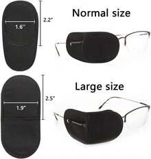 Eye Patches Adults Kids Eye Patch Glasses Treat Lazy Eye Amblyopia Strabismus Left Or Right Eyes