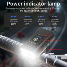 2025 New Dual Light Outdoor Cycling Sports Car Lights Can Be Floodlight Headlights Portable USB Rechargeable Bicycle Lights - Z-03D-3 ABS車燈+USB數據線 - 查看 4