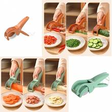 Feliator de bucătărie multifuncțional 7 în 1 - Tăietor manual de fructe și legume cu lame detașabile, separator de ouă și recipient pentru depozitarea alimentelor - Material din polipropilenă, feliere și tăiere convenabilă, asistent pentru pregătirea alimentelor | Instrument ergonomic mic | Feliator și tocător de legume ușor de curățat - Multicolor - Vizualizare 5
