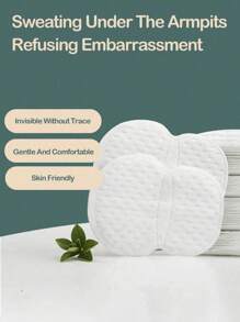 Almohadillas para transpiración de axilas, parches desechables para absorber la transpiración de las axilas, eficaces, transpirables, invisibles y absorbentes, ligeros y absorbentes de sudor, cómodos y sin olor, fáciles de usar, adecuados para hombres y mujeres en el verano caluroso (10 unidades/20 unidades/50 unidades). Cuidado del Body para viajes, deportes, al aire libre, verano, pegatinas