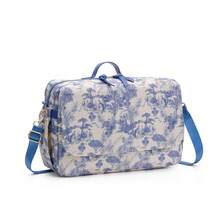 1 件经典绘画数码印花手提包、运动健身单肩包、妈妈婴儿车挂包，配有纸巾袋，包含长肩带和挂钩 - 彩色 - 查看 15