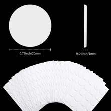 100-500pcs Wax Candle Wick Stickers, Double-Sided Adhesive Foam Tape For Candle Making Supplies And Bottom Base Holders