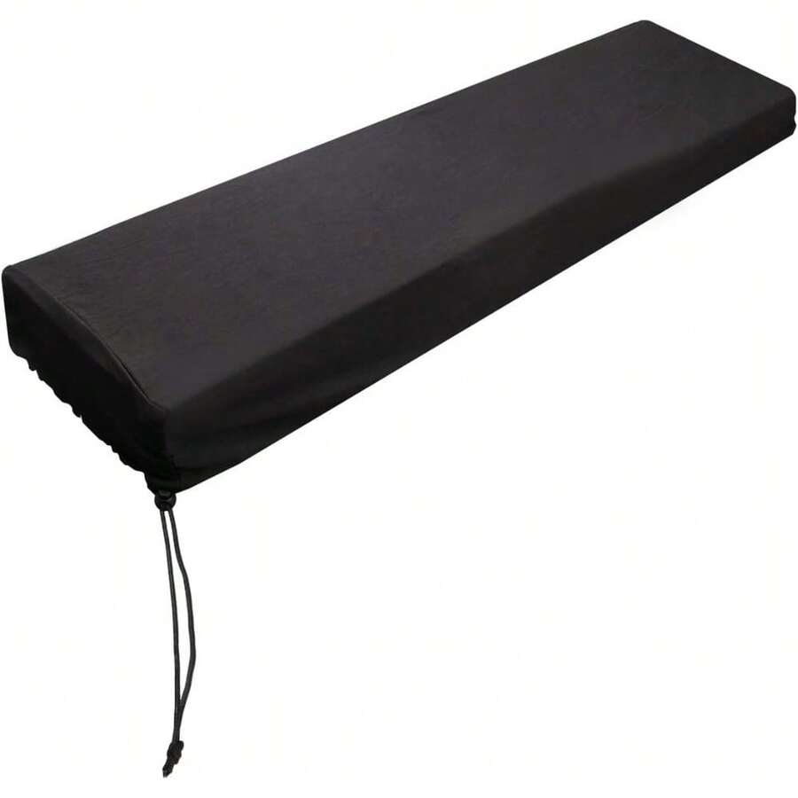 Piano Keyboard Dust Cover For 61/76/88 Keys- Electric/Digital Piano Stretchable Protective Keyboard Cover, Elastic Cord Locking Clasp, Machine Washable (61-76 Keys) - 61-76鍵 - 查看 1