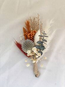 1/2/3/4/6/8/10/12 件天然迷你干花花束、家居装饰、蛋糕装饰、信箱礼物、新娘花束婚礼装饰、小干花花束、蛋糕装饰、秋季装饰、秋季