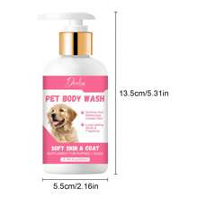 Shampooing et revitalisant pour chiens | Shampooing pour chiots pour peau sensible | Shampooing naturel 5 en 1 pour animaux de compagnie avec noix de coco, avoine et aloe vera | Idéal pour le lavage des chiens malodorants - 200 ml/6,763 fl.oz