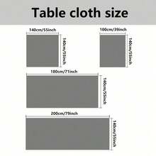 1pc French Floral Lace & Jacquard Tablecloth, Vintage American Ruffled Square/Round Tablecloth For Dessert Stands, Tea Tables, Wedding Decor, Garden Patio, Family Dining, Outdoor Picnic Curtain - White - View 3