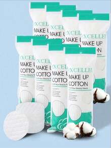 100 Stücke/150 Stücke/200 Stücke/300 Stücke Einweg Gesichtsreinigungspads aus Baumwolle, rund, doppelseitig verwendbar, dreischichtig, dick, Gesichtsreinigungstools für Hautreinigung und Make-up Entfernung, geeignet für alle Hauttypen, unisex, geeignet für Make-up, Augen-Make-up, Mascara und Nagellackentfernung, Hautpflege, Einweg Reinigungspads, geeignet für Zuhause, Reisen, Wohnheim, Urlaub