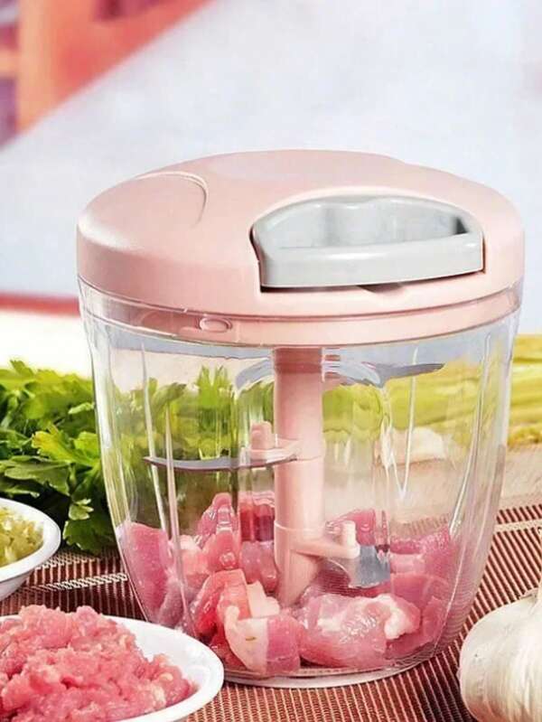 مفرمة ثوم منزلية يدوية بنوع السحب، مع شفرات من الفولاذ المقاوم للصدأ اختيارية 3/5، رأس شفرة متعدد الطبقات، قاعدة سحق ثلاثية الأبعاد، مفرمة ثوم مانعة للانزلاق، يمكن سحق الثوم والزنجبيل والبصل والفجل والفلفل وغيرها، بدون الحاجة للتوصيل الكهربائي، يمكن تفكيك الجسم بالكامل للتنظيف، مساعد جيد في المطبخ