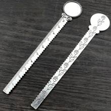 2 pièces Réglette de 20 mm de taille intérieure, marque-page, cabochon, base vierge, réglage de plateau. Accessoires pour la fabrication de bijoux DIY