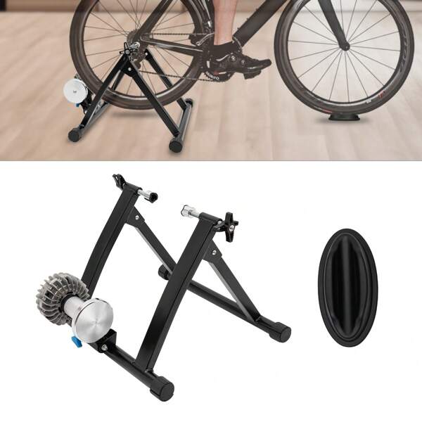 Indoor Bike Trainer Stand, Radfahren Übung Stationäre Fahrradständer, Fahrrad Ständer Trainer für Rennrad,  für 26-29-Zoll-Bikes und 700C-Bikes (55*48*40cm)