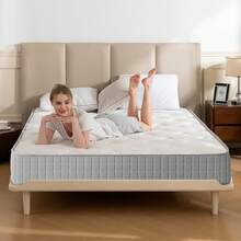 Good Nite 18CM Hybrid Mattress Single/Small Double/Double/King – Spring & Memory Foam, Orthopaedic Zoned Support, Quiet H6 Firm, 7 Inch Bed Mattress For Adults, Guests, Rental Homes & Everyday Use - White - View 3