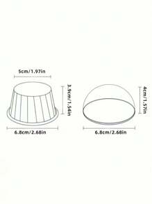 Set de 50 envoltorios para hornear de papel reutilizables - Resistente al calor, acabado brillante, adecuado para pasteles, pasteles de fiesta (tapas opcionales)