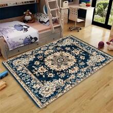 25 Years New Collection Large Area Rug, Personalized Floral Pattern, Vintage Bohemian Style, Crafted With High-Density Knitting, Features Slip-Resistant, Fade-Resistant, And Abrasion-Resistant Surface, Non-Slip Granulated Backing For Enhanced Grip.
