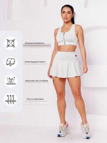 Women Sports Skirts & Skorts - 白色 - 查看 4