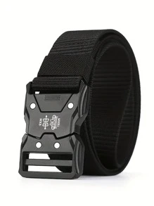3 New Quick - Release Nylon Tactical Belts, Suitable For Sweatpants, Outdoor Training, Daily Use And As Men's Casual Belts