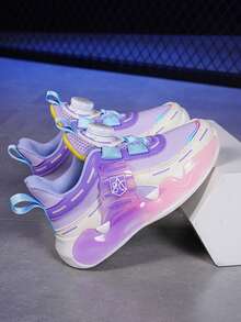 Girls' Fashion Casual Comfortable Sports Shoes, Spring/Autumn - Purple - View 3