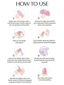 20 件指甲凝胶贴纸，银河风格凝胶指甲贴纸，全指甲贴花防水指甲装饰套装，适合女士和女孩（需要 UV/LED 灯）