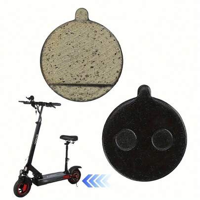 Compatible Disc Brake Pads For Kugoo M4/M4 Pro Scooters And Mountain Bikes - Durable Resin, Black