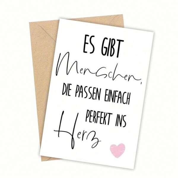 1 Stück, romantische Liebesgrußkarten, nachdenkliche Dinge, Geschenke für Ehefrauen und Ehemänner, Jahrestags-Grußkarten, Geburtstagsgeschenke, kreative Muster, Geschenke, die innere Gedanken vermitteln - mit Umschlag