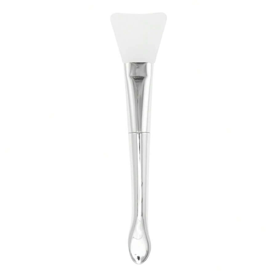 Smooth Spade Shape Facial Mask Brush 5.71" Length 1 Pc - 銀色調 - 查看 1