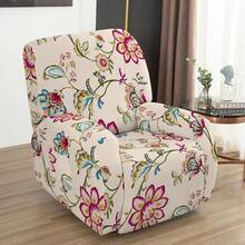 Juego de 4 fundas elásticas de cobertura total para sillón reclinable, funda protectora de tela gruesa para sillón mecedora y sofá - Multicolor - Ver 15