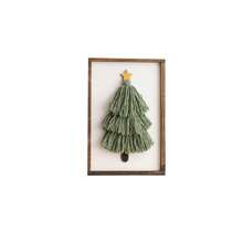 1pc Tasseled Christmas Tree In Frame, Christmas Home Party Decor, Tassel Christmas Tree Photo Frame, Handmade Christmas Craft, Tassel Christmas Tree Home Decoration, Available In Large, Medium And Small Sizes - Multicolor - View 17