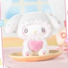 Miniso Sanrio Melody 50th Anniversary Candy Series Vinyl Plush Blind Box, Toffee Theme, Acrylic Listing, Various Accessories, Love Shape Hanging Buckle Can Hang Bags, Perfect Birthday Gift (1 PC, Random Delivery)