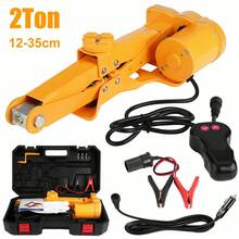 2 Ton 12V DC Automotriz Automóvil Automático Levantamiento Eléctrico Jack Garaje y Equipo de Emergencia Con estuche de almacenamiento, Eléctrico Piso del coche Jack Auto Jack para inflador de neumáticos Bomba Auto Electric Jack 2Ton 12V DC Automotriz Automóvil Automóvil Levantamiento Eléctrico Jack SUV Van Garaje y Equipo de Emergencia - 12cm a 35cm altura de elevación - Multicolor - Ver 3