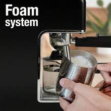 Koblenz Cafetera Espresso y Cappuccino, 4 Tazas, 3.5 Bares de Presión, Potencia de 800, Sistema de Espuma para Café Cappuccino, Color Negro con Acero Inoxidable, -650 EIN, 00-0603-00-1 - Moderno - Ver 11