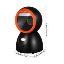 Escáner De Código De Barras De Escritorio 1d/2d/qr Lector Qr - Negro - Ver 8