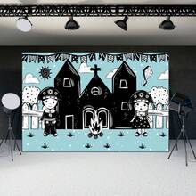 Photographic Panel June Festival Scenery Fabric 1.50 X 2.20m - FDFJN0122 - View 2