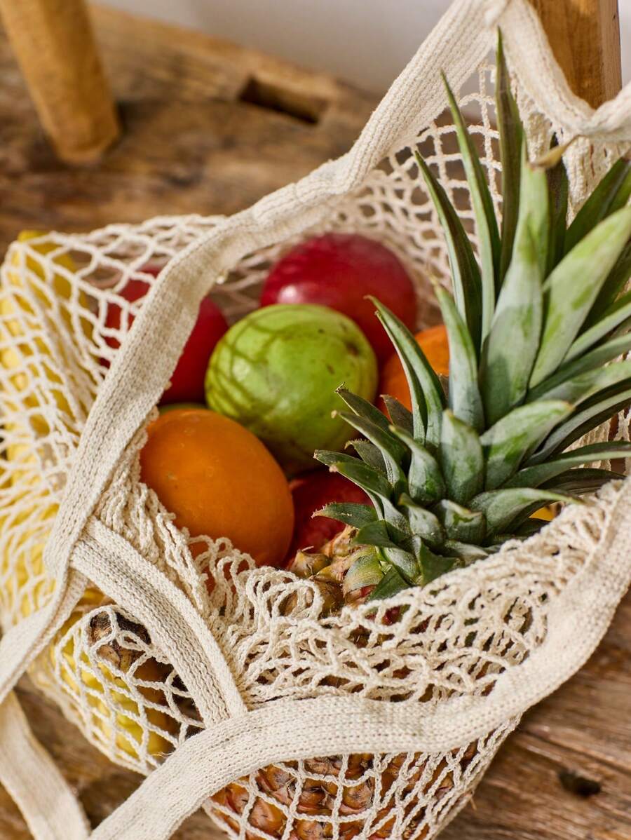 Cirelle 1 pieza Bolsa de compras reutilizable y portátil, bolsa de compras amigable con frutas y verduras, organizador de malla lavable, bolsa de mano, red de asa para vacaciones, bolsa de almacenamiento, bolsa de maquillaje, estuche de maquillaje de gran capacidad, para lápiz labial, pincel, cuidado de la piel, teléfono móvil, monedas, artículos pequeños, para uso doméstico, regalo, vacaciones y festival de Halloween Navidad Uso multifuncional, Vibraciones bohemias