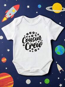 Cousin Crew Shirt, Toddler Cousins T-Shirt, Cool Bodysuit, Cousins Matching Sweatshirt, Cousins Club Shirts, Gift For Cousins TT- Kids 28 - 白色 - 查看 2