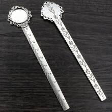2 pièces Réglette de 20 mm de taille intérieure, marque-page, cabochon, base vierge, réglage de plateau. Accessoires pour la fabrication de bijoux DIY
