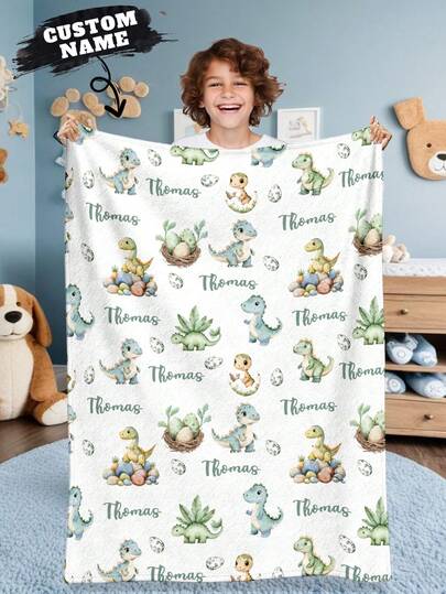 1pc Custom Name Blanket For Bed ,Personalized Bedding Blanket With Name, Personalized Throws Blanket, Cute Animals Blanket, Best Kids Blanket, Cozy Blanket, Family Gift, Birthday Gifts, Christmas Gifts ,Personalized Gifts, Children's Day Gift, Gift For Son/Daughter, Gift For Friend, Gift For Kids,Multi-Functional,Ornamental,Letter,Stylish,Modern,Colorful,Cute,Adorable,Casual,Custom,Personalised,Unique,Customized,Ideal Gifts For Him,Ideal Gifts For Her,Kids,Urban Gala,Travel, School,New Year Glamour