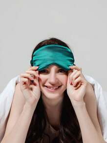 PcsThis Double-Sided Silk Eye Mask For Light-Blocking Sleep Is Suitable For Home, Office, Travel, Business Trips, Flights, And Aviation. It Is Designed For Women And Men Who Sleep On Their Sides. The Eye Mask Provides Light-Blocking Sleep. The 3D Contour Cup Sleep Eye Mask Is Soft And Breathable, And The Adjustable Elastic Band Is Suitable For Flight Naps Bag For School School Accessories School Stuff
