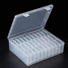 Juego de 30 cajas de almacenamiento de plástico transparente - Solución ultra visible, apilable y ahorradora de espacio para accesorios para el cabello, joyas, cuentas de arroz DIY, herramientas y suministros para manualidades - Organizador ligero y versátil Estuche de organización de viaje Regalos Útiles Escuela