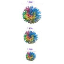 Fidget Toys - Original Soft Bouncy Balls In Bulk 6 Packs - Great For Easter Basket Gifts For All Youth And Adults - Sensory Ball Monkey Ball 90s Toy - Sensory Toy Gift Gadget - Kooosh Ball