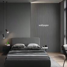 1 Rolle selbstklebende 3D Textur Wandaufkleber, ablösbare Vinyl Selbstklebefolie mit Streifenmuster, geeignet für Wohnzimmer, Schlafzimmer, Badezimmer, Möberrenovierung, Heimdekoration, Tapete, Raumdekor, Wanddekoration